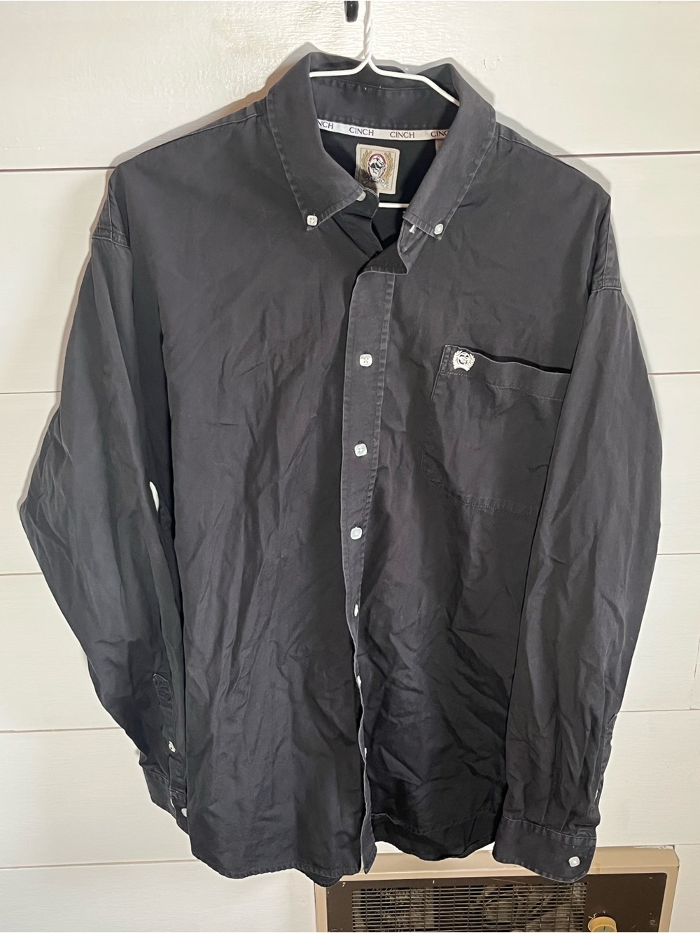 Cinch Men's Black Button-Up Shirt